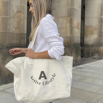 Cotton Canvas Tote Bag