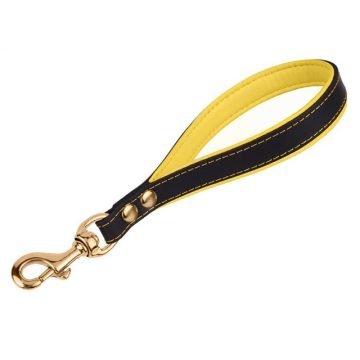 Heavy Duty Dog Leather Short Leash