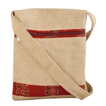 Long Handle Jute Style Tote Bags