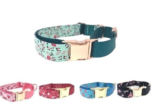 Luxury Personalized Martingle Dog Collar