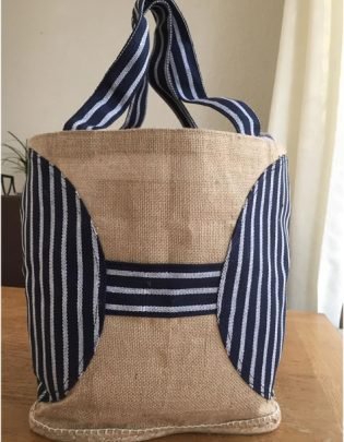 Natural Hemp with Jute Tote Style Bag
