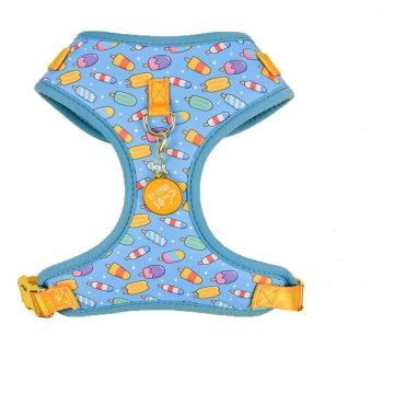 Printed Paddig adjustable Personalized Pet Harness