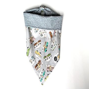 Reversible Printed Soft Cotton Dog Bandana