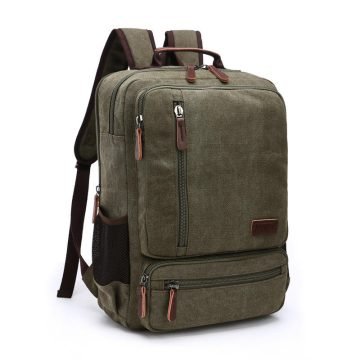Unisex Travel Rucksack Canvas Backpack
