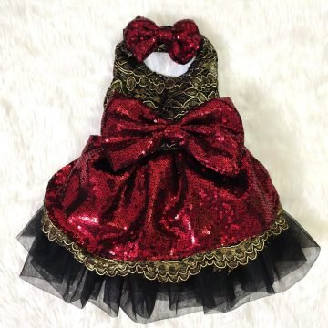 luxurious Designer Dog Dress for wedding